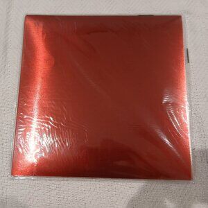 American Crafts 12x12 Foil Wood Red Cardstock (12pack) - Individually Wrapped